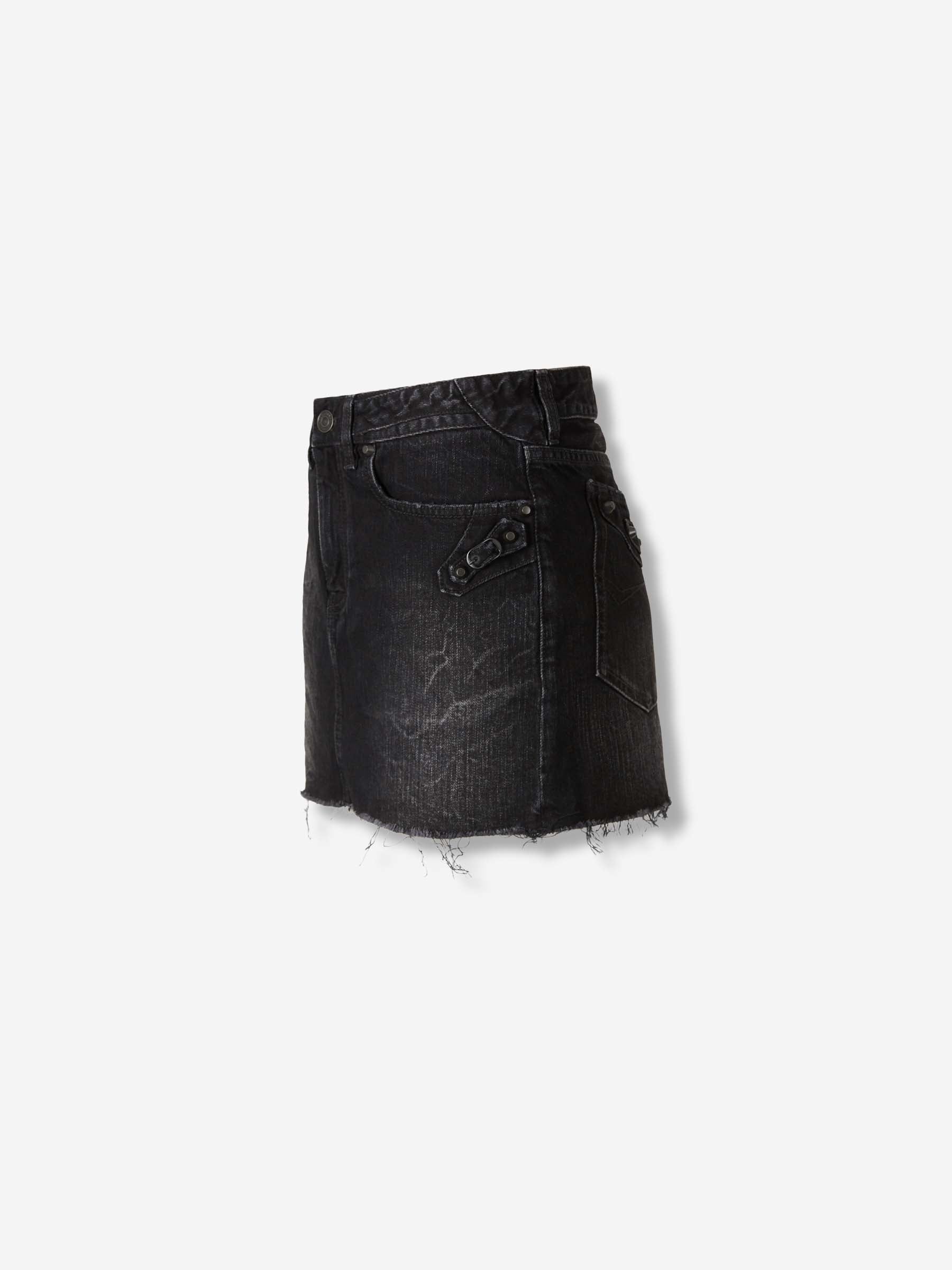 Оригінальна Minidenim Skirt Balenciaga – вид ззаду
