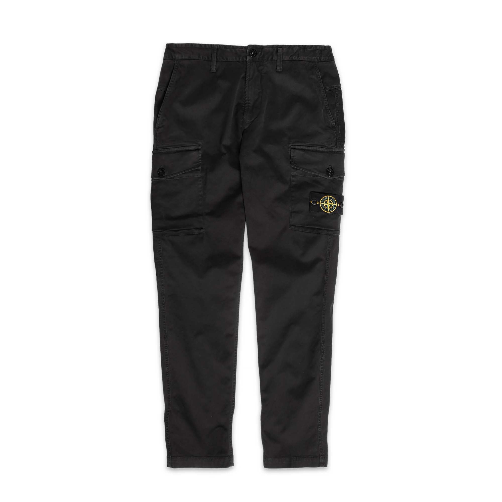 Mens Pants Black Stone island оригінал – Купити в Україні – боковий вид