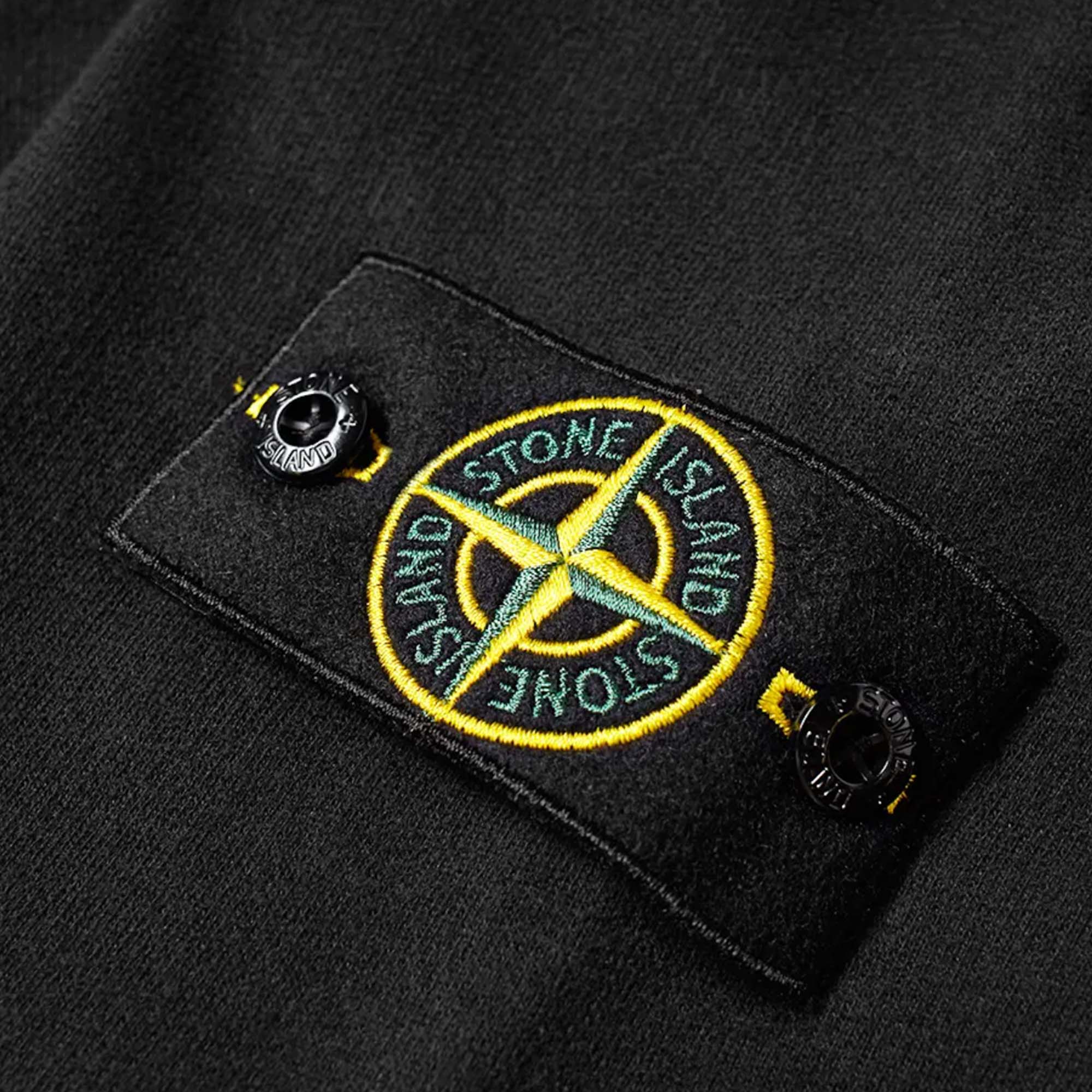 Mens Sweat Shirt Black Stone island оригінал – Купити в Україні – вид ззаду