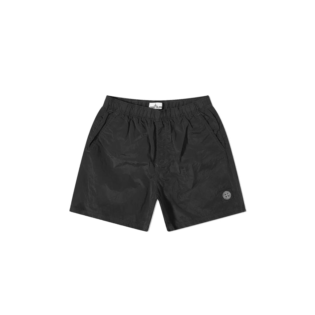 Оригінальна Mens Nylon Metal Swim Shorts Black Stone island – боковий вид