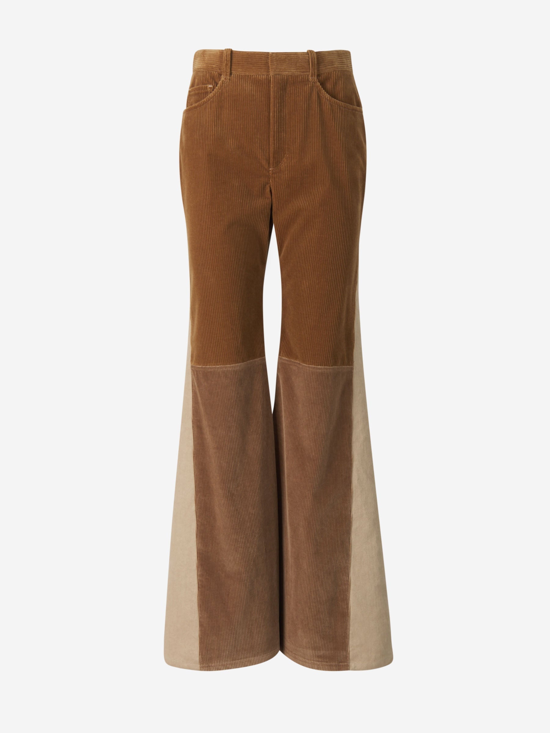 Corduroy Patchwork Pants Chloe – Гарантія оригінальності – боковий вид