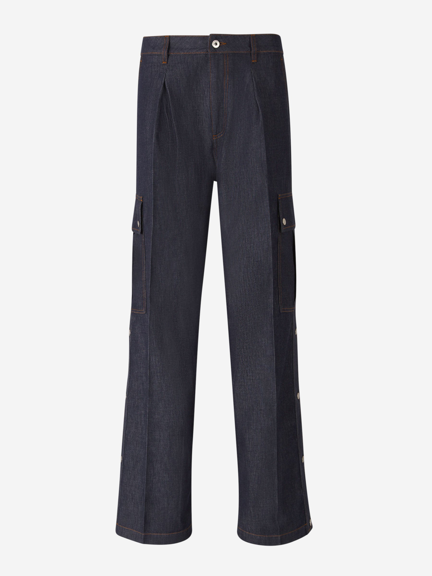 Оригінальна Pantalones Cargo Denim Burberry – боковий вид