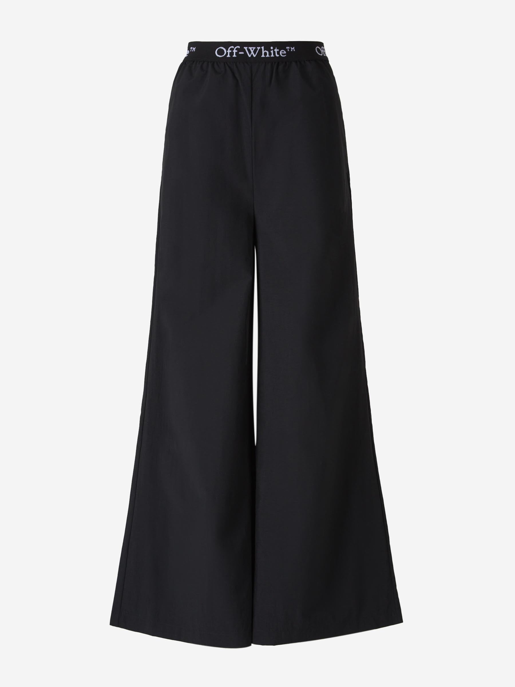 Nylon Joggers Pants Off-white оригінал – Купити в Україні – боковий вид