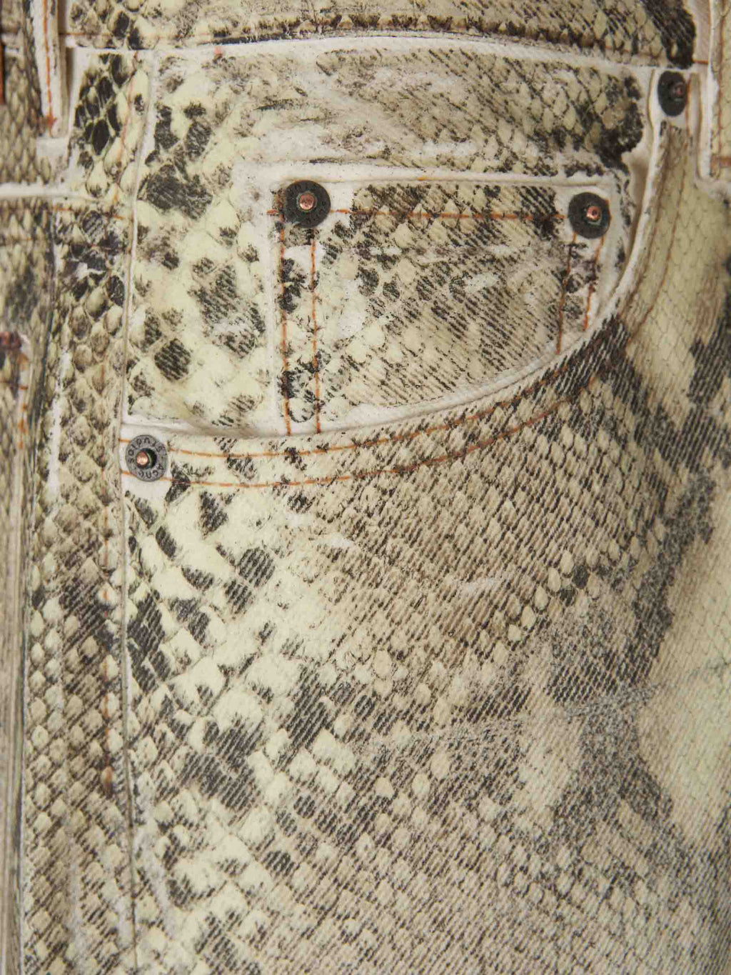 Оригінальна Printed Denim Pants Acne studios – збільшений вид
