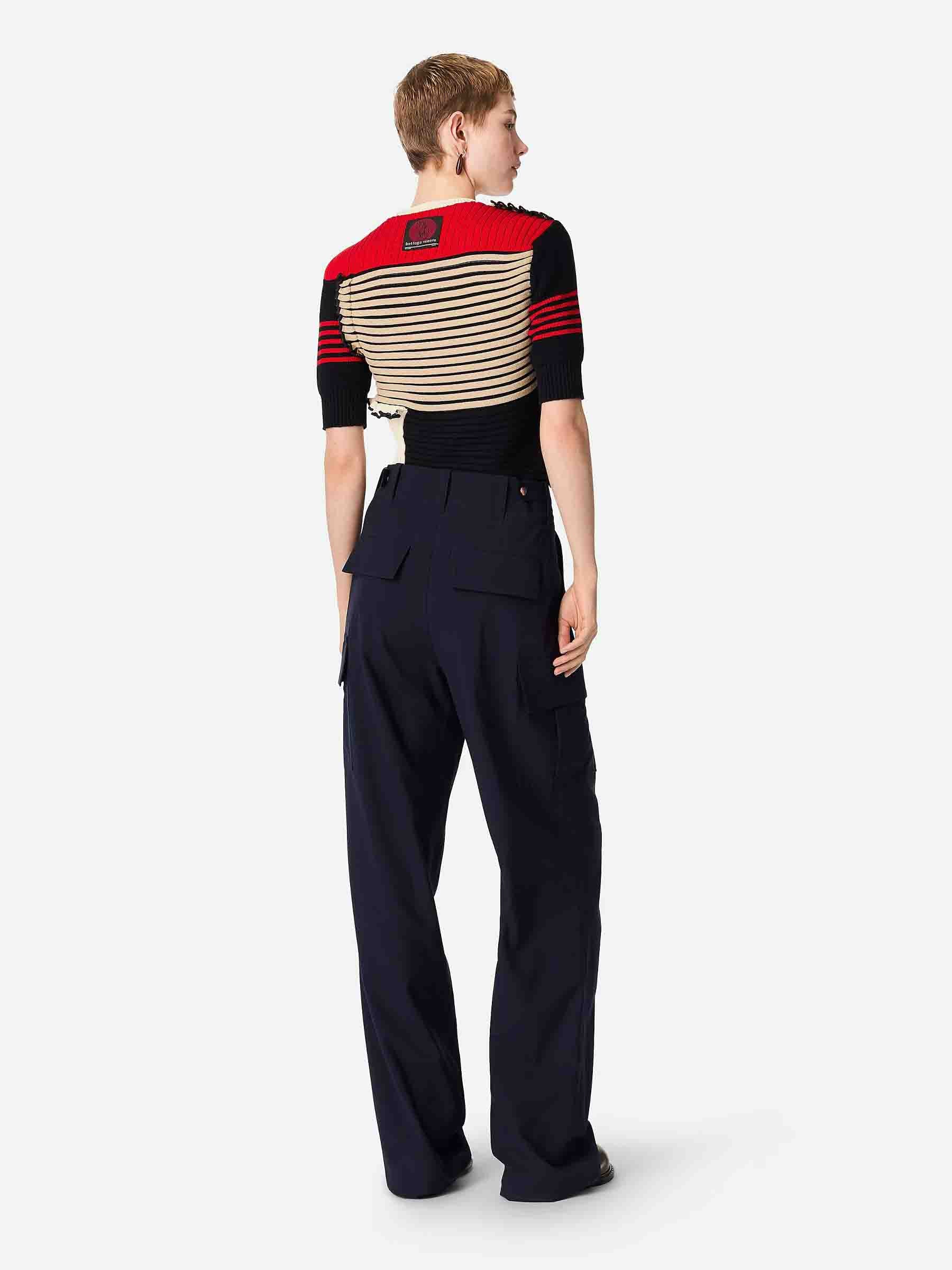 Wool Cargo Pants Bottega veneta оригінал – Купити в Україні – вид ззаду