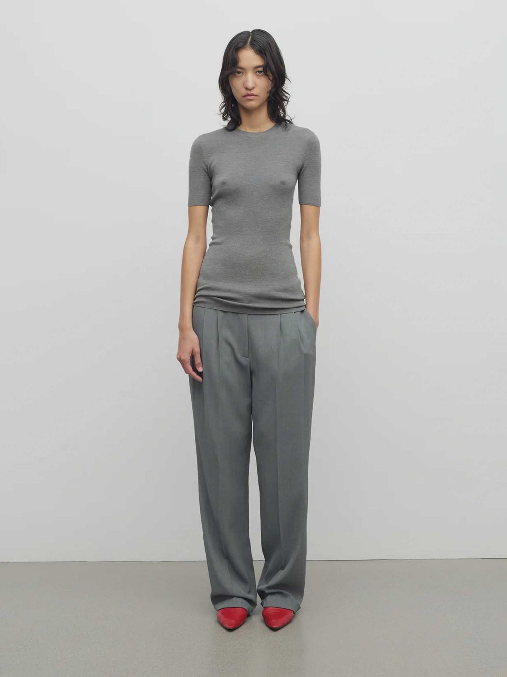 Оригінальна Everhart Wool Pants The row – вид ззаду