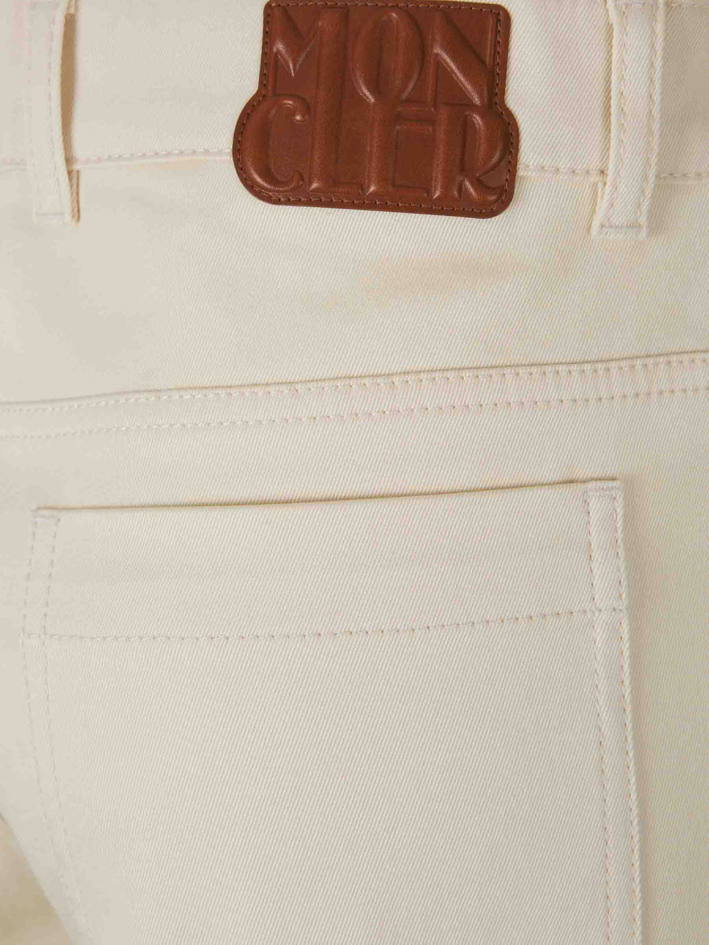Straight Gabardine Trousers Moncler – Гарантія оригінальності – збільшений вид