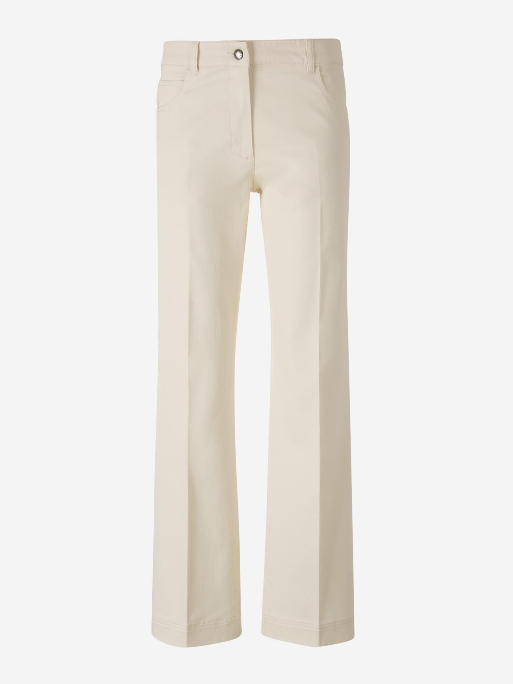 Straight Gabardine Trousers Moncler – Гарантія оригінальності – боковий вид - MONCLER