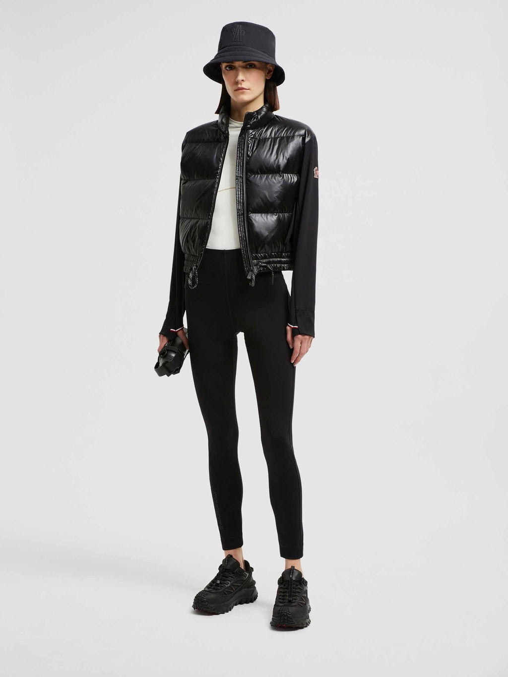 Оригінальна Technical Jersey Leggings Moncler – вид ззаду