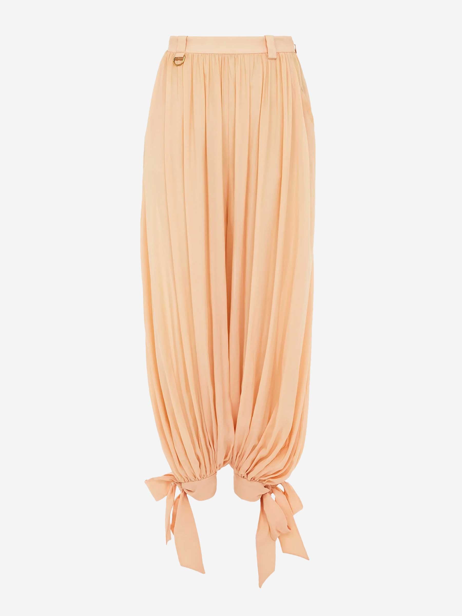 Silk Pleated Pants Chloe оригінал – Купити в Україні – боковий вид