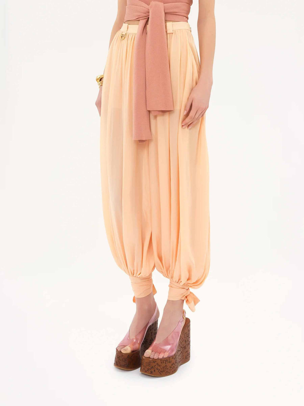 Silk Pleated Pants Chloe оригінал – Купити в Україні – детальний вид