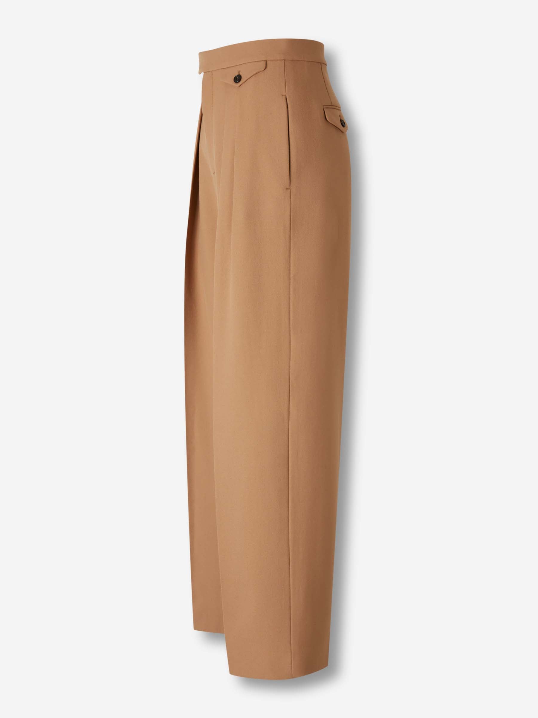 Wide Pleated Pants Chloe – Гарантія оригінальності – вид ззаду