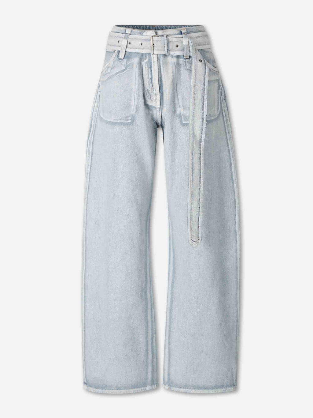 Wide Leg Trousers Belt Acne studios – Гарантія оригінальності – боковий вид