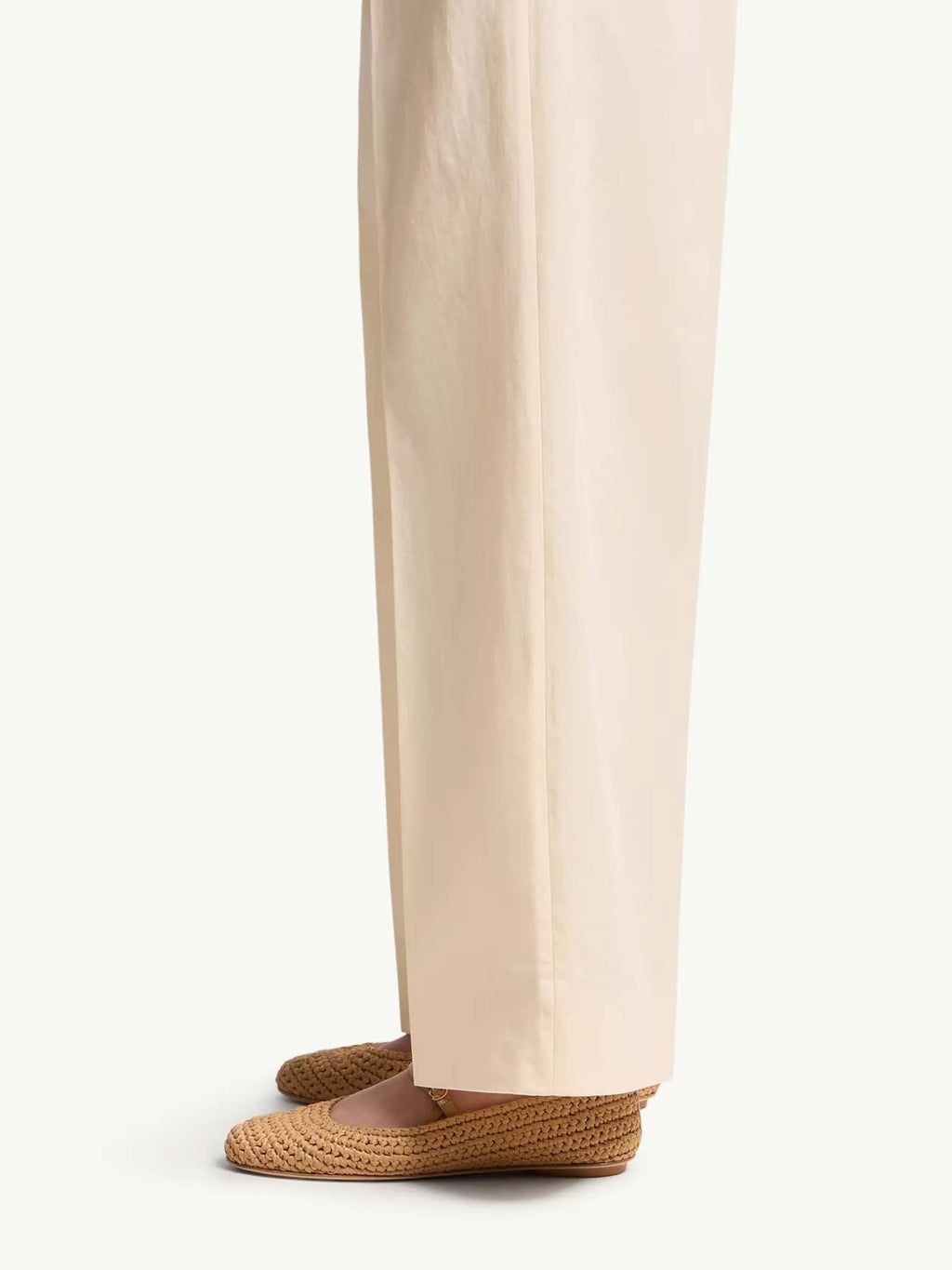 Straight Leg Trousers With Pleats Moncler – Гарантія оригінальності – збільшений вид