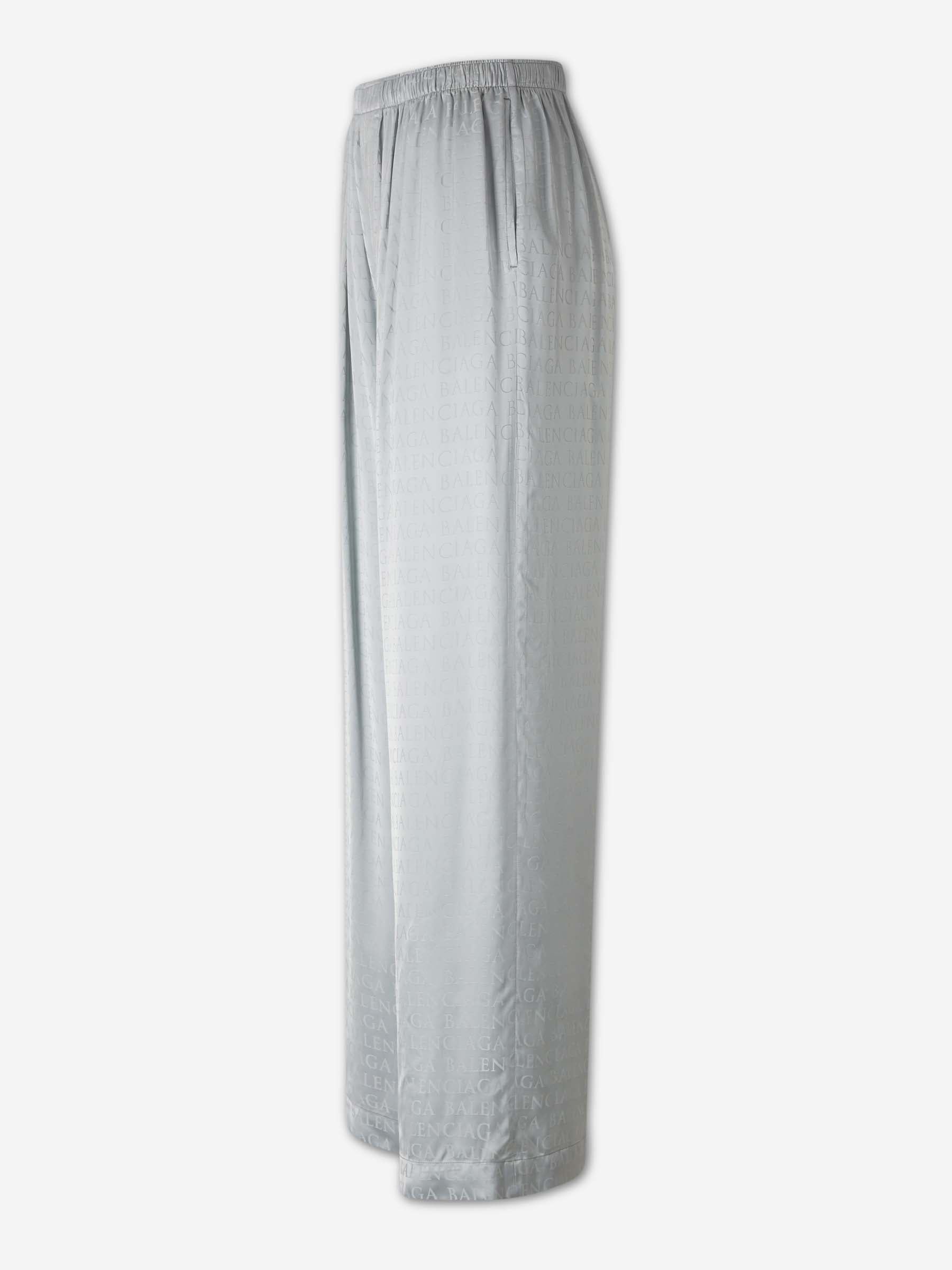 Оригінальна Monogram Wide Leg Trousers Balenciaga – вид ззаду