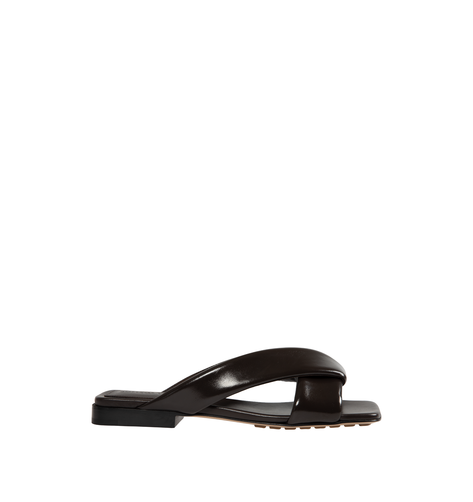 Оригінальна Riva Flat Sandal Bottega veneta – боковий вид