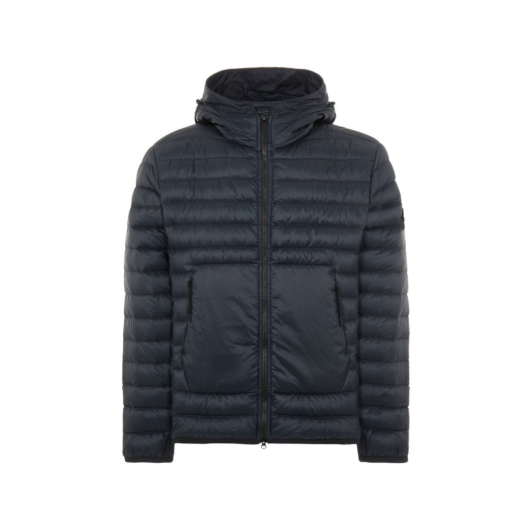 Mens Real Down Jacket Navy Stone island оригінал – Купити в Україні – вид ззаду