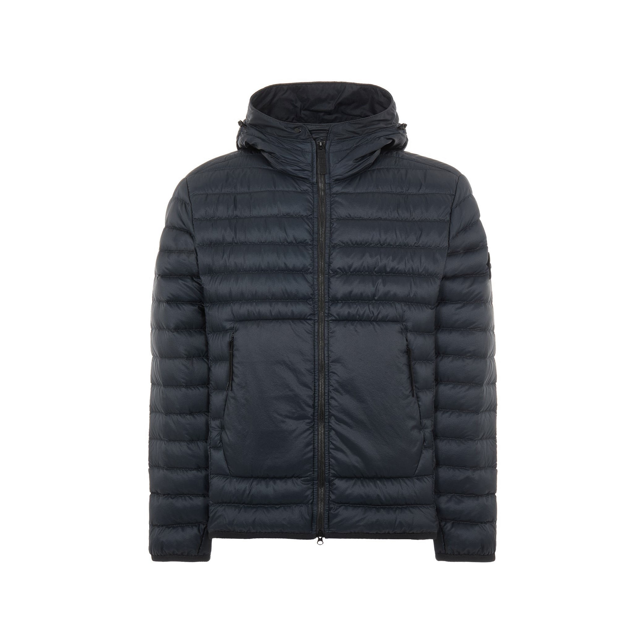 Mens Real Down Jacket Navy Stone island оригінал – Купити в Україні – вид ззаду