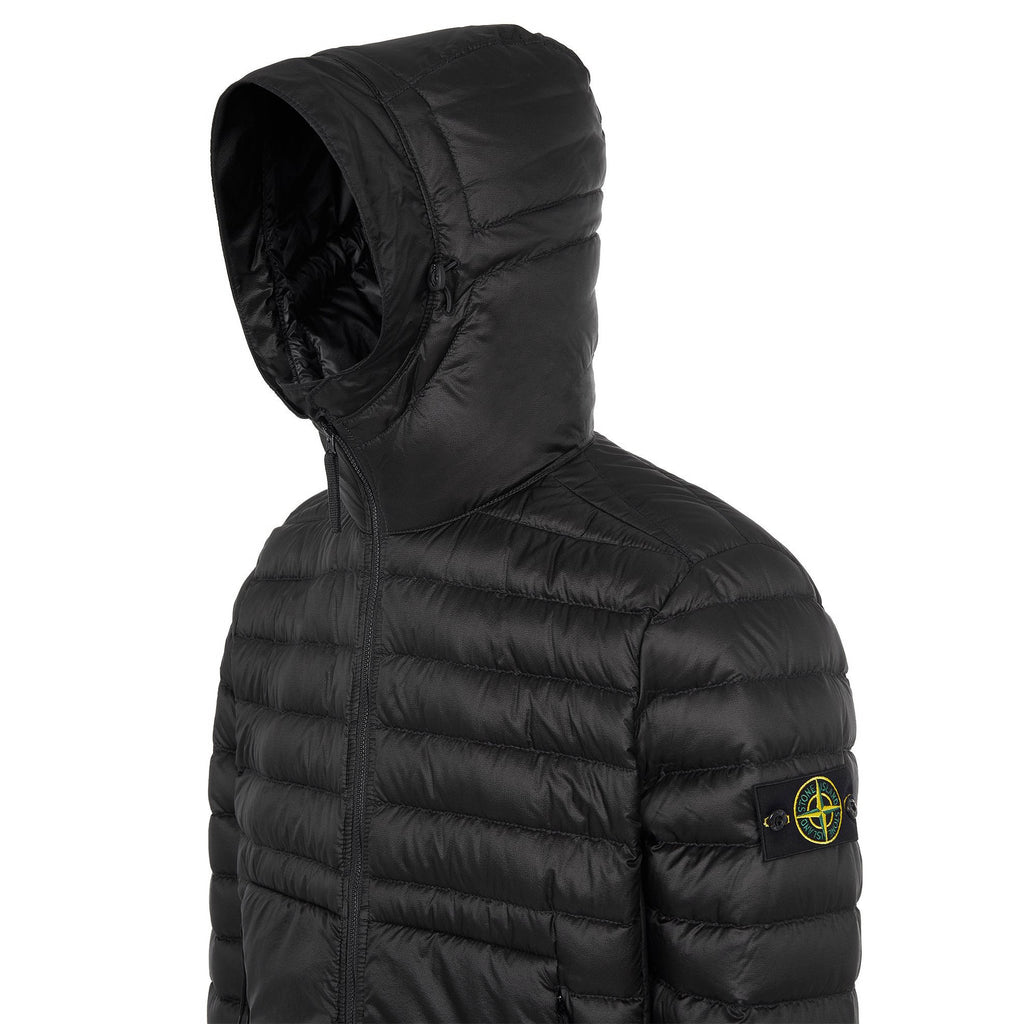 Mens Real Down Jacket Black Stone island оригінал – Купити в Україні – збільшений вид