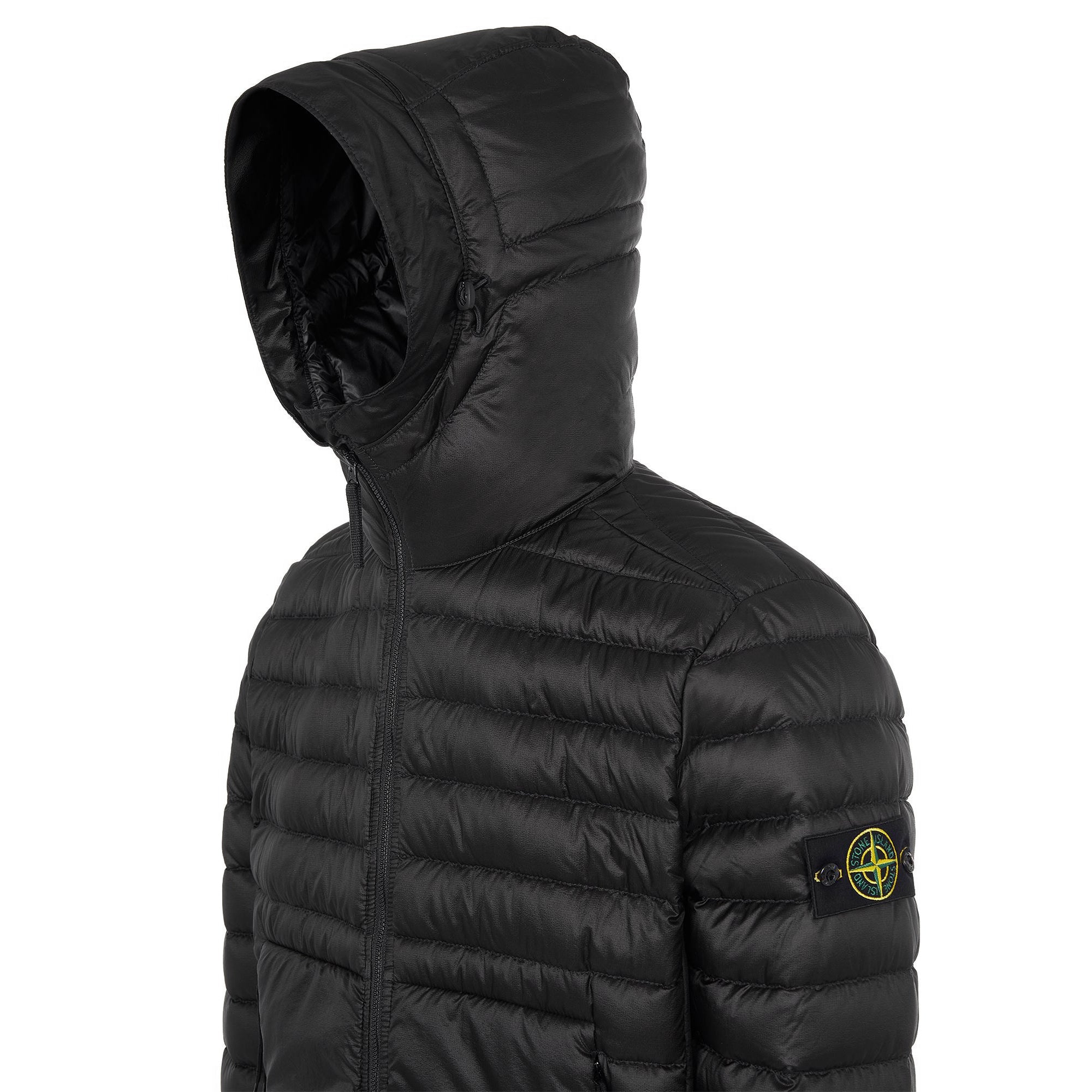 Mens Real Down Jacket Black Stone island оригінал – Купити в Україні – збільшений вид