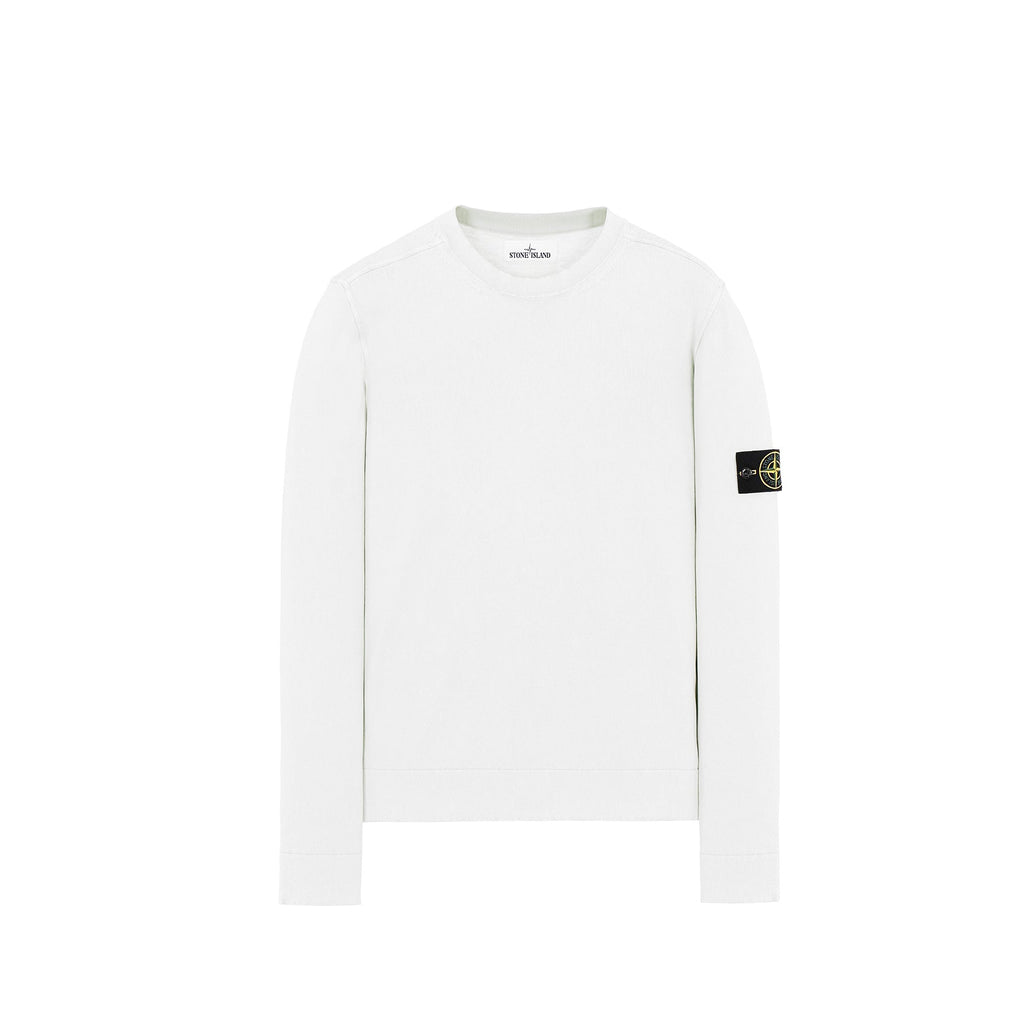 Mens Sweatshirt White Stone island оригінал – Купити в Україні – боковий вид