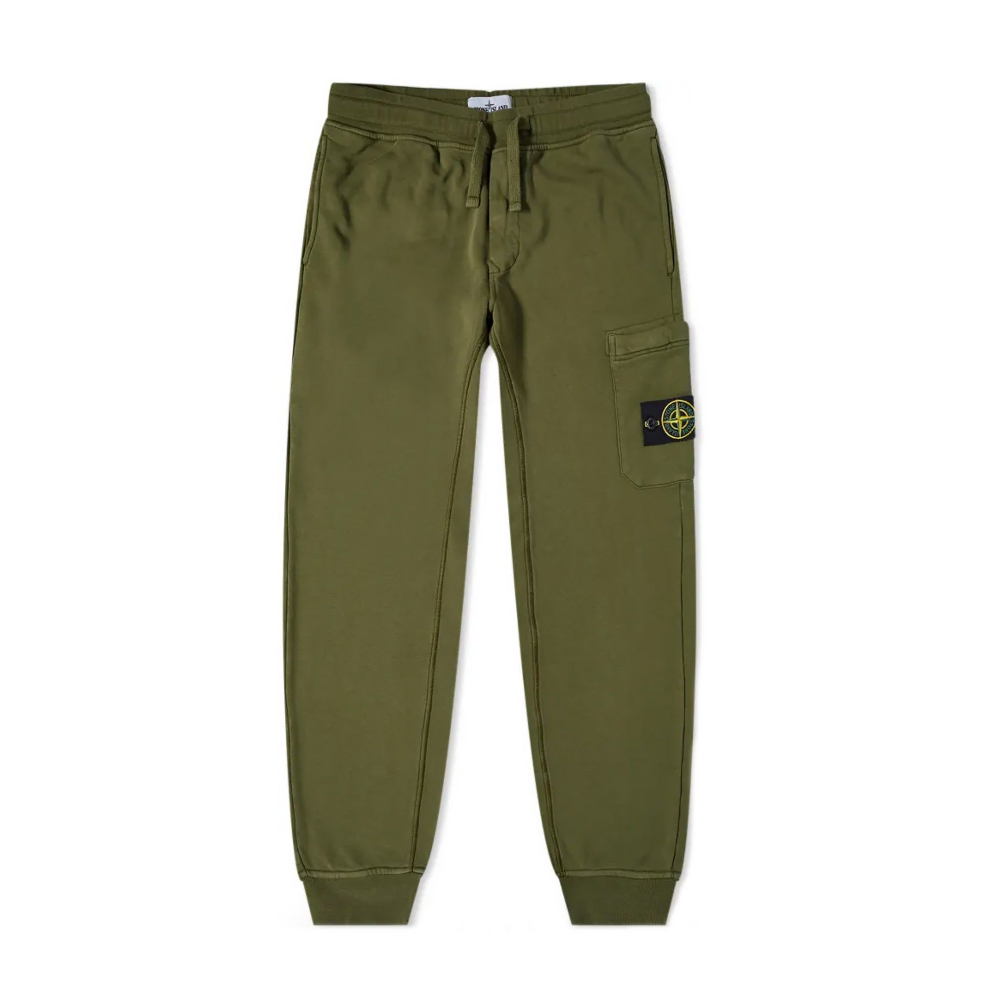 Оригінальна Mens Fleece Pants Green Stone island – боковий вид