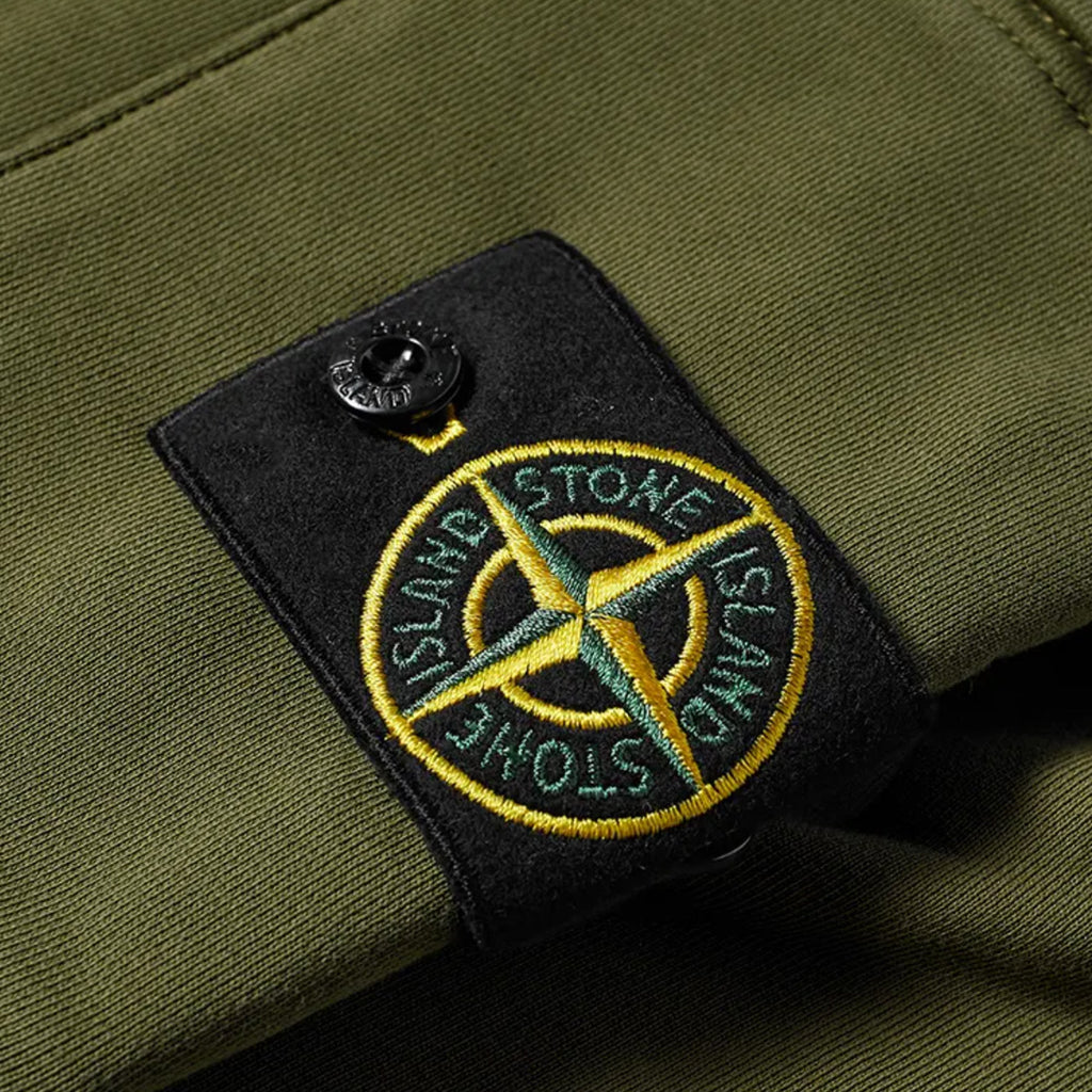 Оригінальна Mens Fleece Pants Green Stone island – вид ззаду