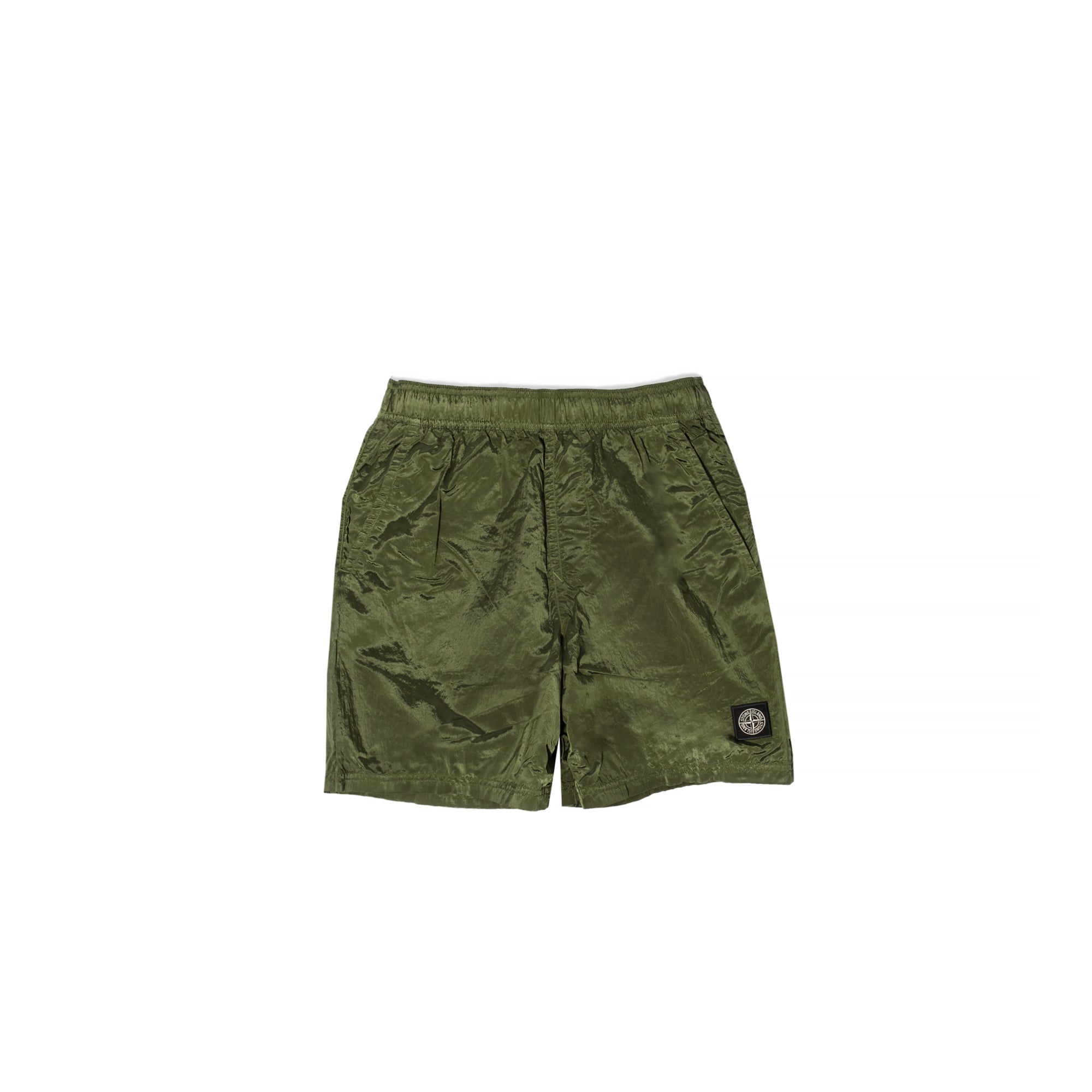 Mens Shorts Olive Green Stone island – Гарантія оригінальності – боковий вид