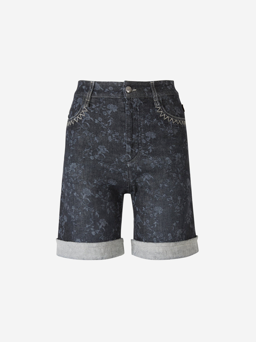 Floral Denim Shorts Chloe – Гарантія оригінальності – боковий вид
