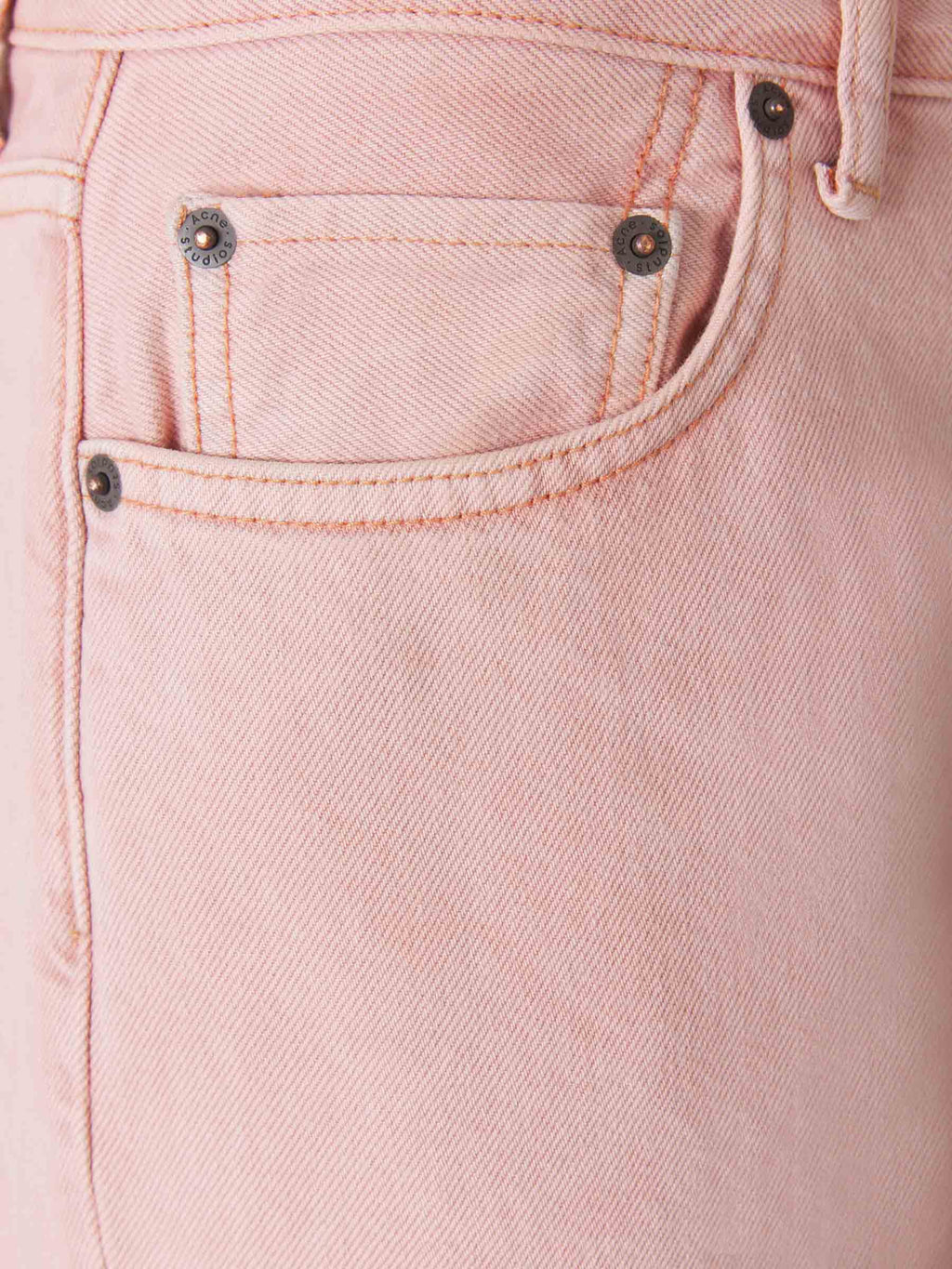 Оригінальна Cotton Pink Jeans Acne studios – детальний вид