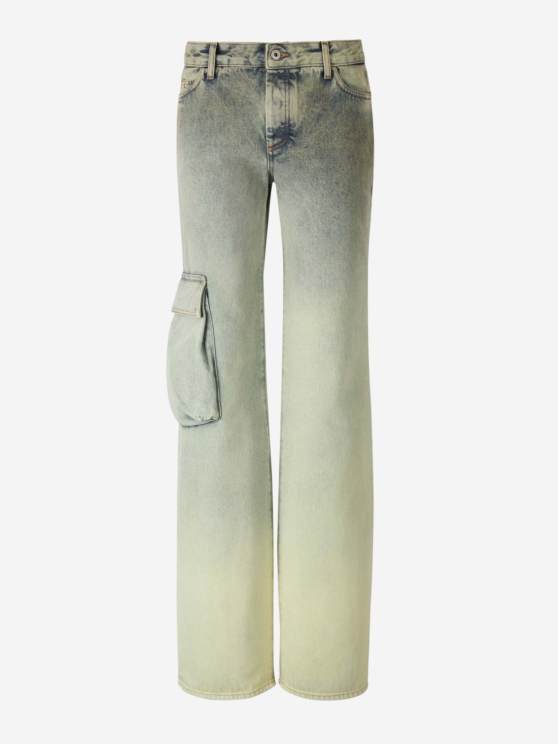 Jeans Toybox Laundry Off-white оригінал – Купити в Україні – боковий вид