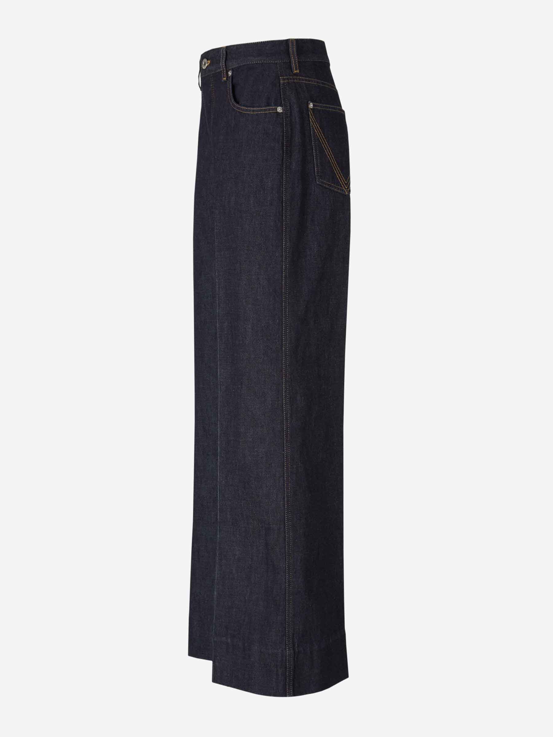 Оригінальна Palazzo Jeans Denm Bottega veneta – вид ззаду