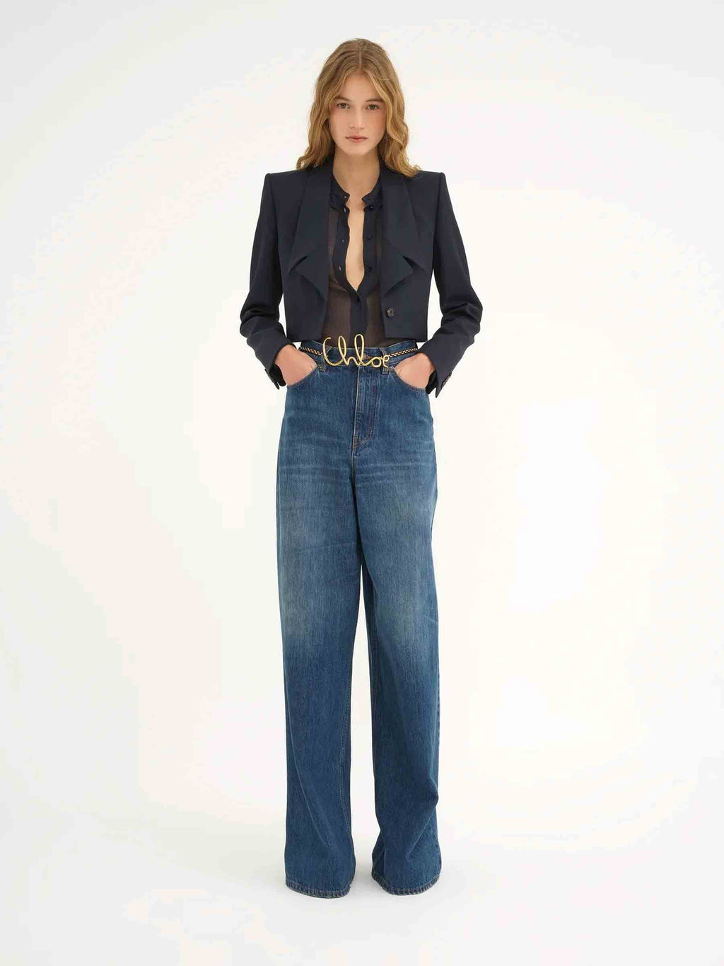 Wide Leg Jeans Chloe – Гарантія оригінальності – вид ззаду