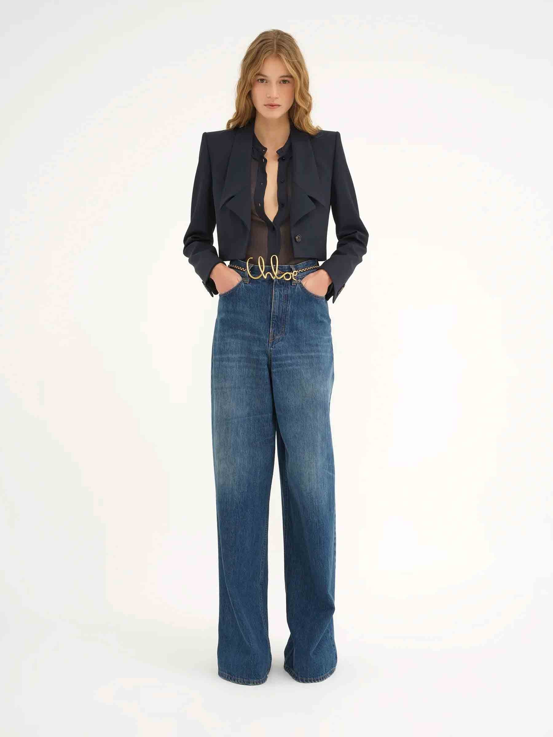 Wide Leg Jeans Chloe – Гарантія оригінальності – вид ззаду
