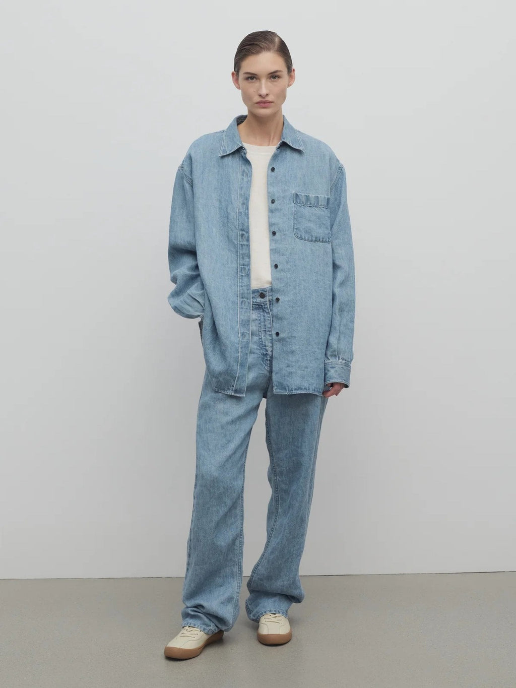 Tarley Linen Jeans The row оригінал – Купити в Україні – вид ззаду