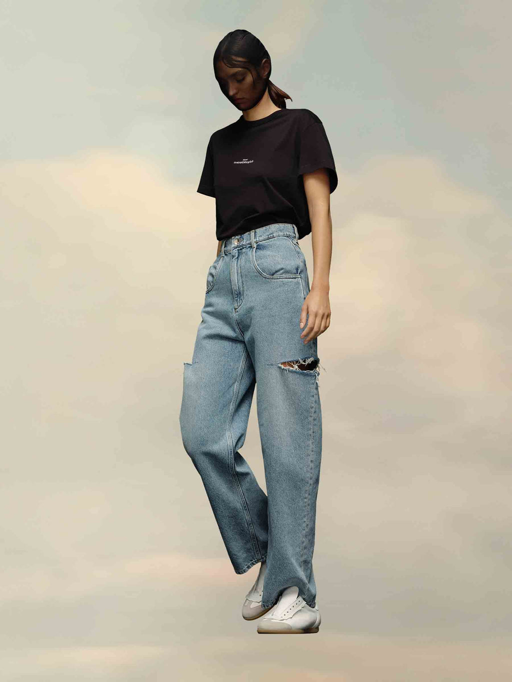 Оригінальна Wide Leg Jeans Maison margiela – детальний вид