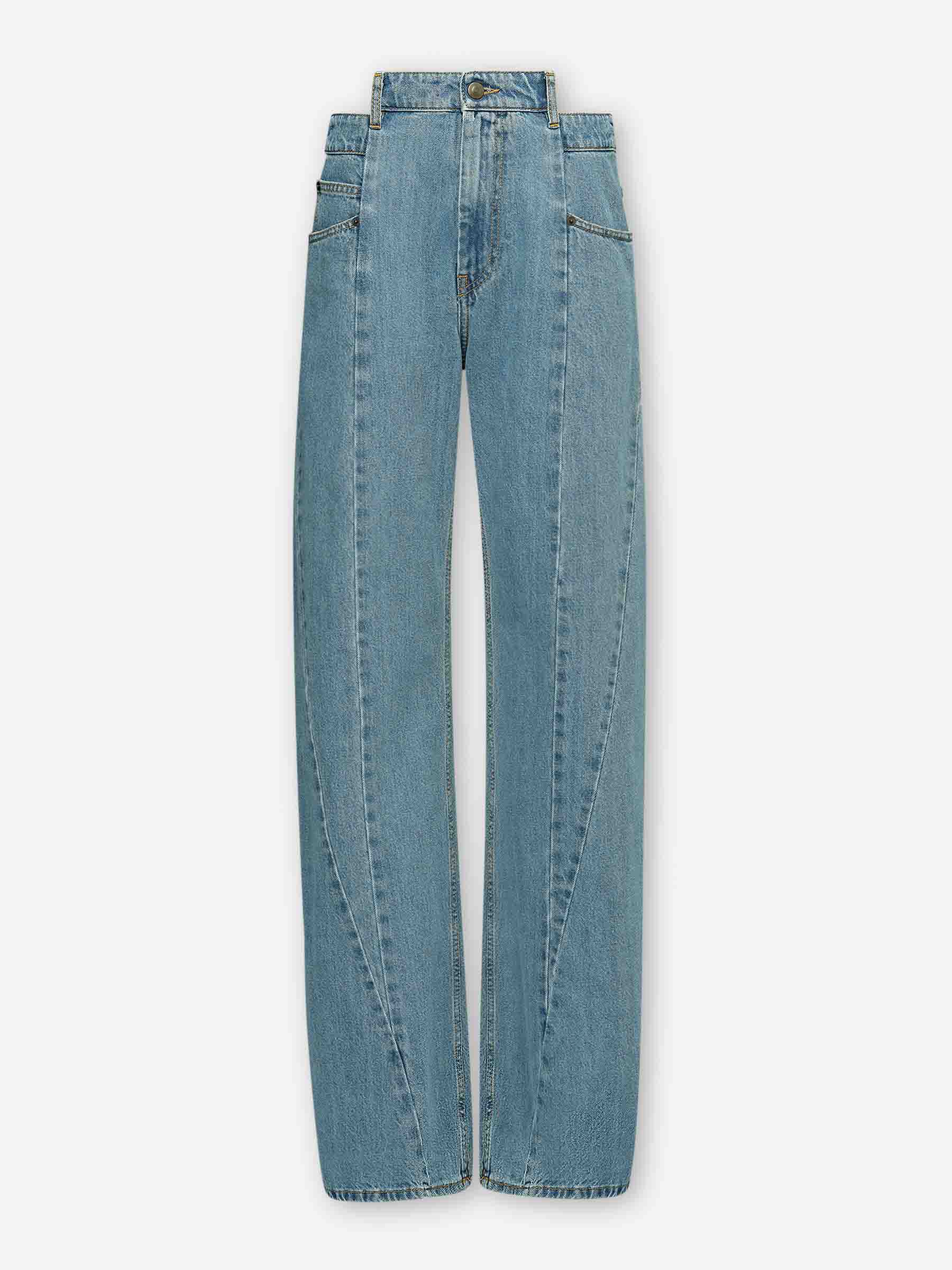 Оригінальна Wide Leg Jeans Maison margiela – боковий вид