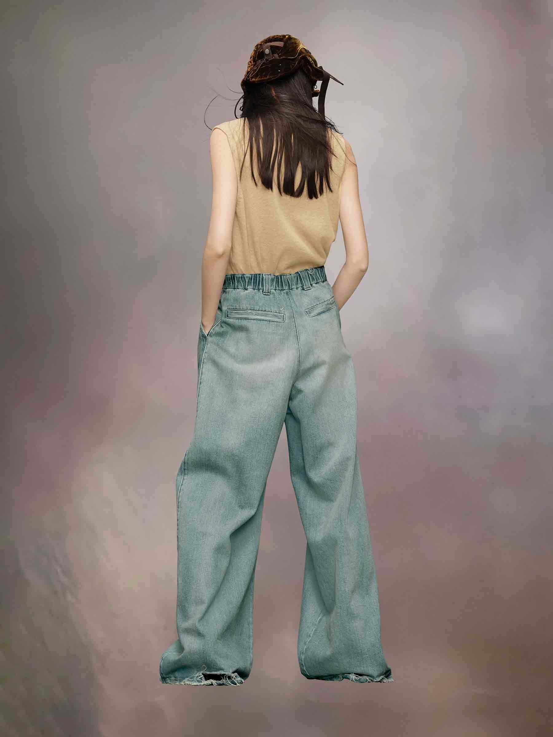 Оригінальна Wide Leg Jeans Maison margiela – збільшений вид