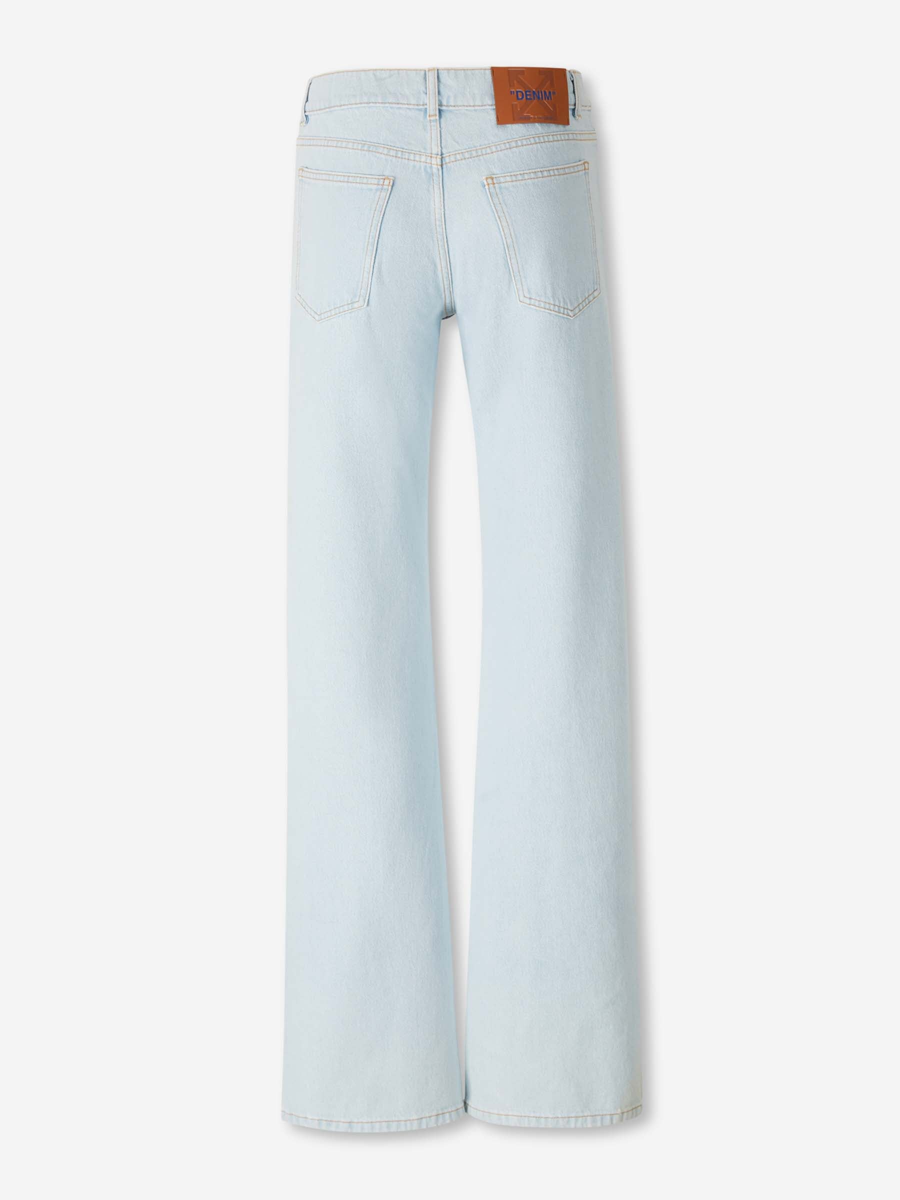 Оригінальна Straight Jeans Off-white – детальний вид