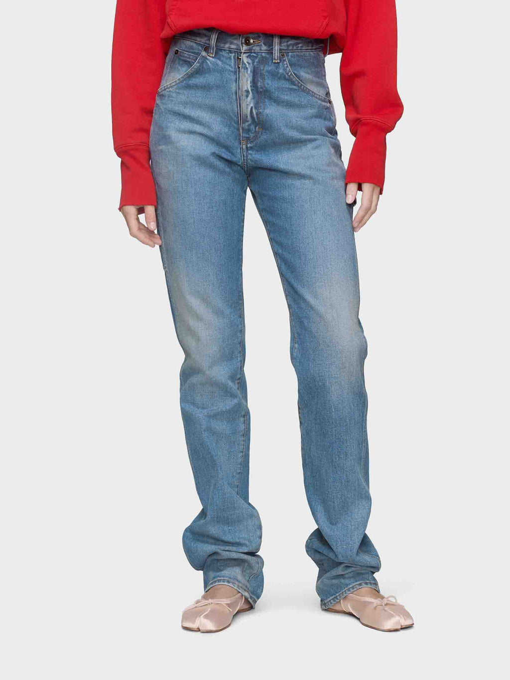 Cotton Straight Leg Jeans Maison margiela оригінал – Купити в Україні – детальний вид