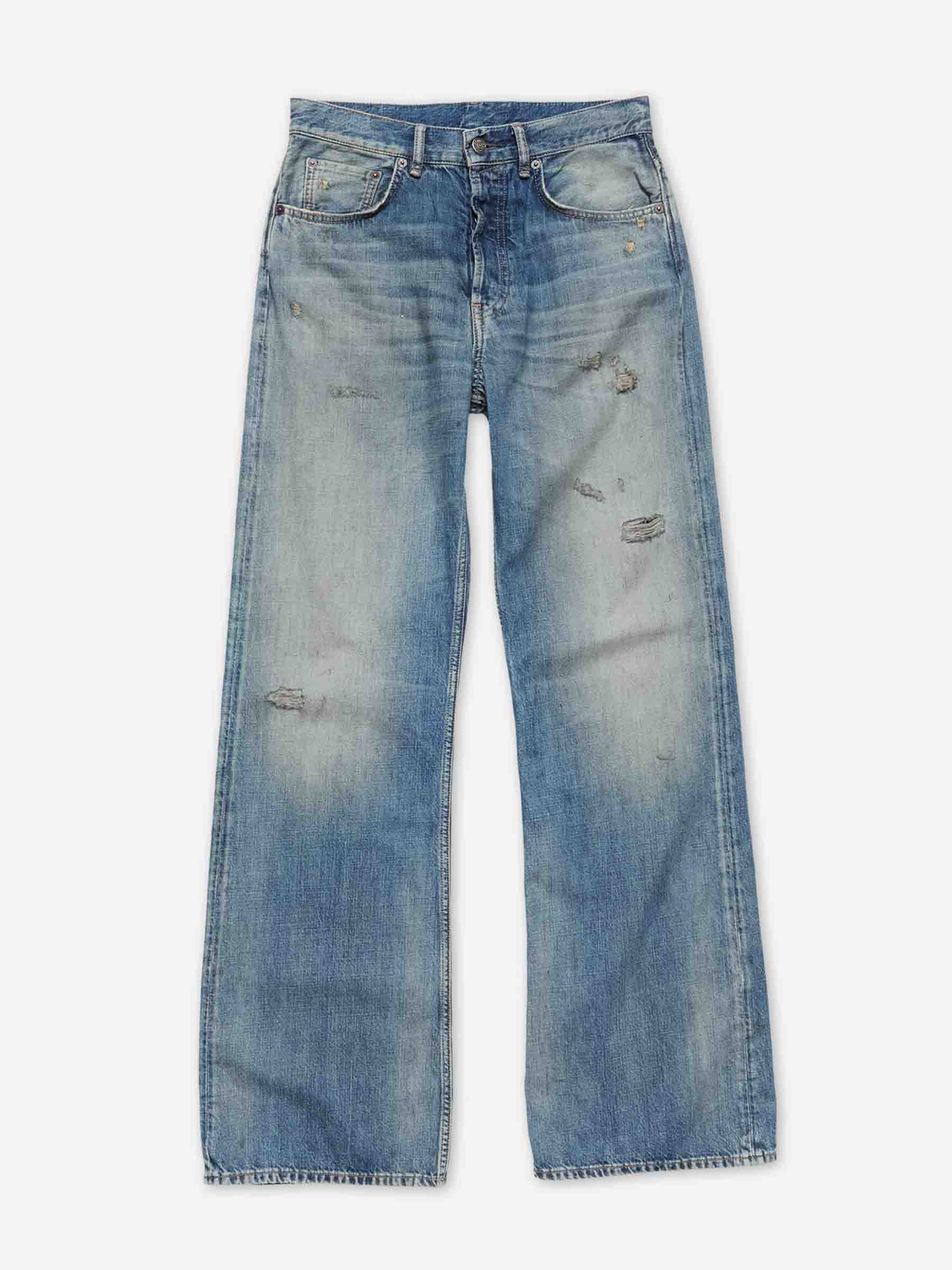 Vintage Wide Leg Jeans Acne studios – Гарантія оригінальності – боковий вид