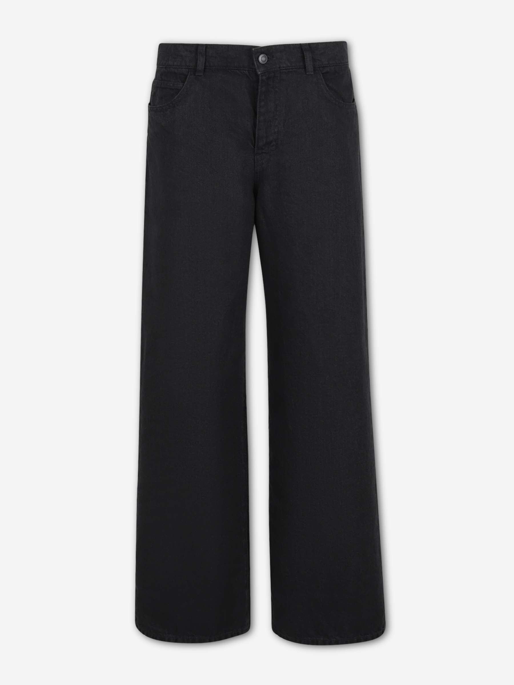 Оригінальна Wide Straight Jeans The row – боковий вид