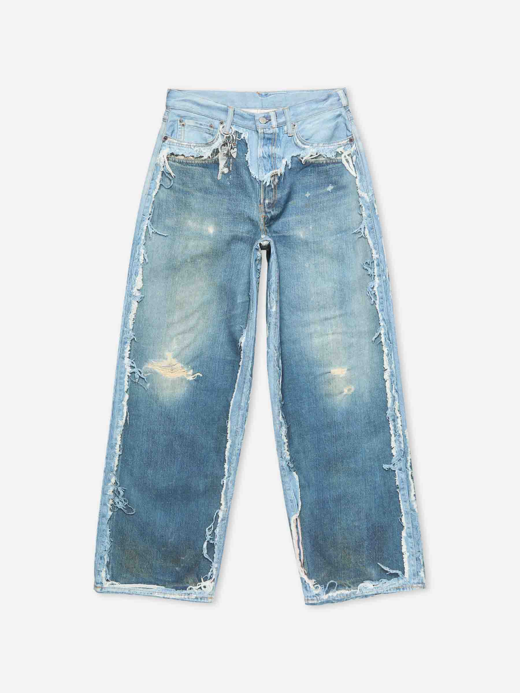 Оригінальна Contrast Patch Jeans Acne studios – боковий вид