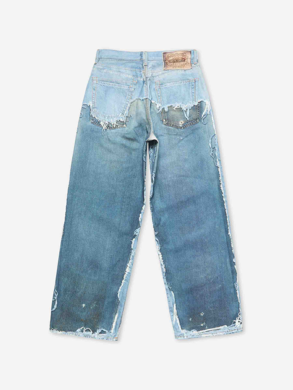 Оригінальна Contrast Patch Jeans Acne studios – детальний вид