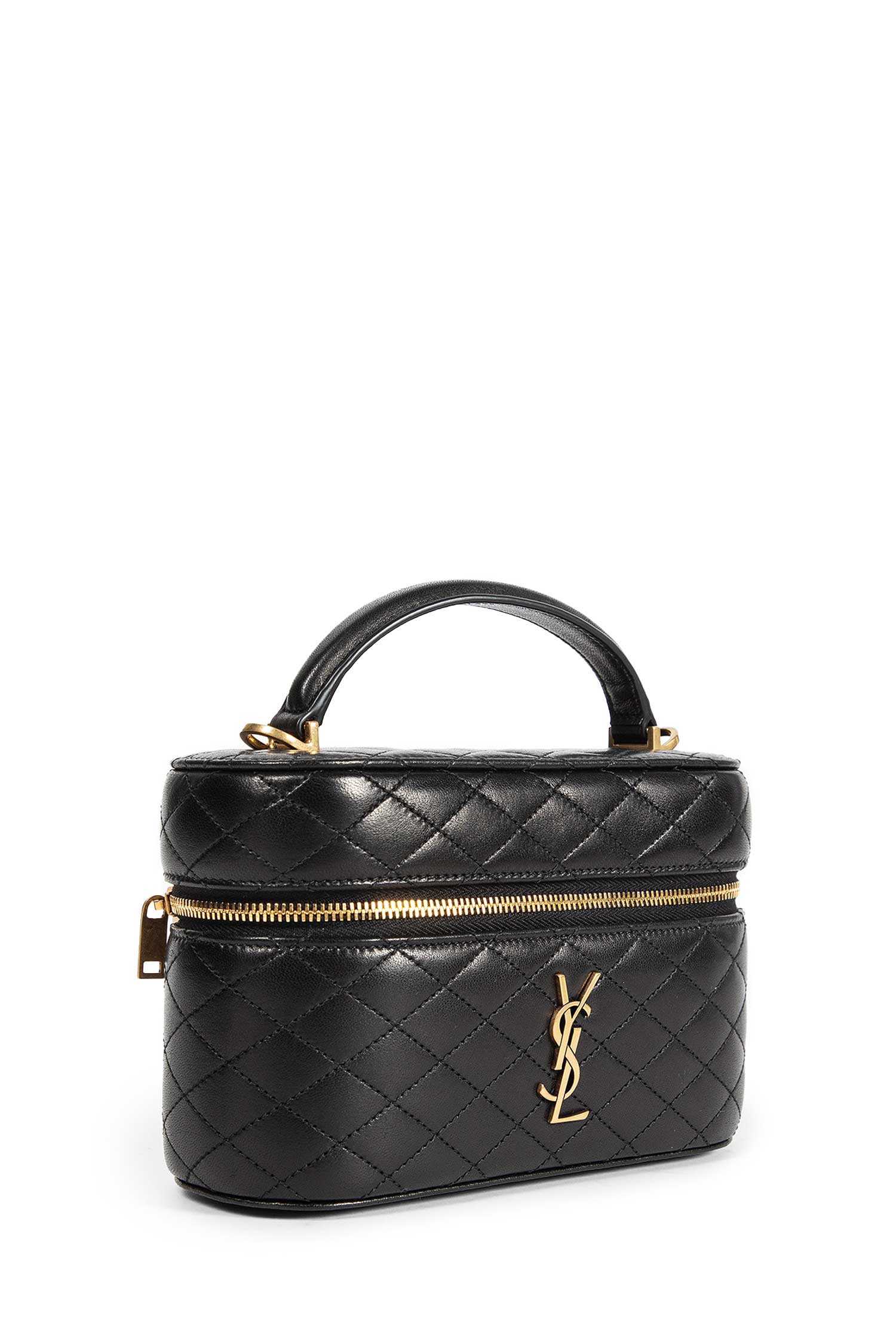 Gaby Vanity Bag In Leather Saint laurent – Гарантія оригінальності – вид ззаду