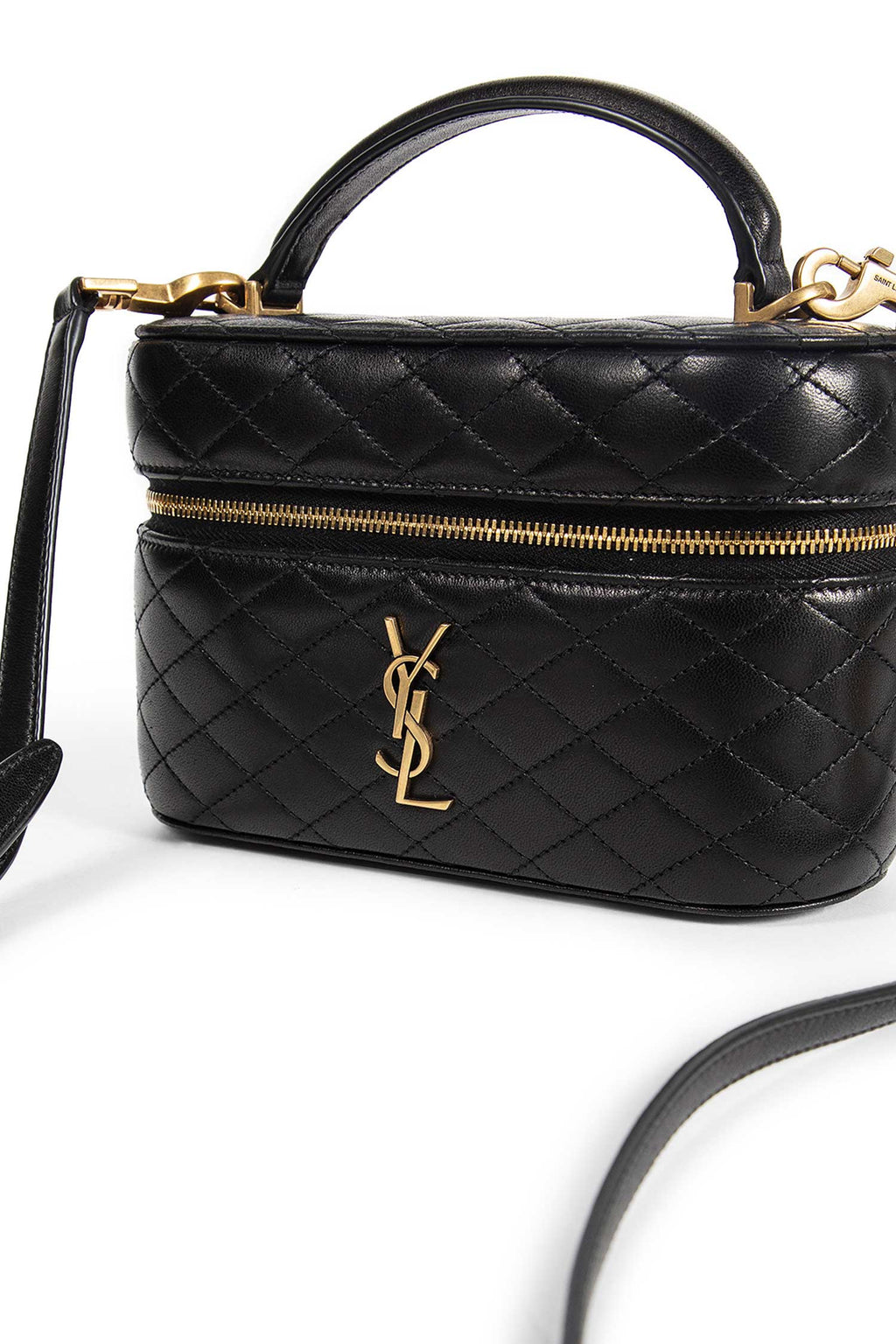 Gaby Vanity Bag In Leather Saint laurent – Гарантія оригінальності – збільшений вид