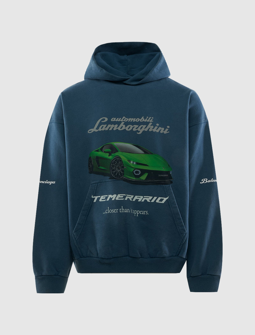 Lamb Medium Fit Hoodie Balenciaga оригінал – Купити в Україні – боковий вид