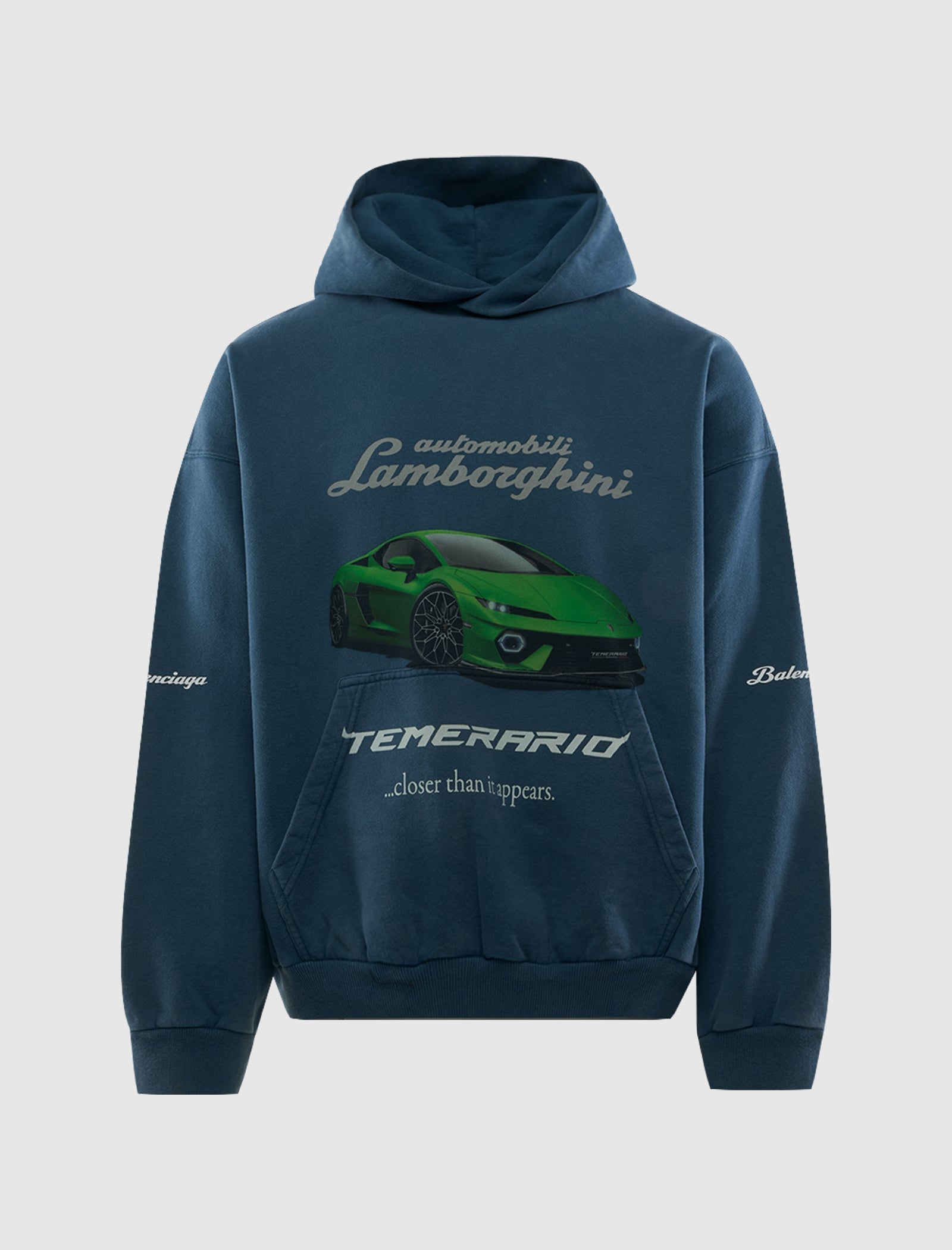 Lamb Medium Fit Hoodie Balenciaga оригінал – Купити в Україні – боковий вид - BALENCIAGA