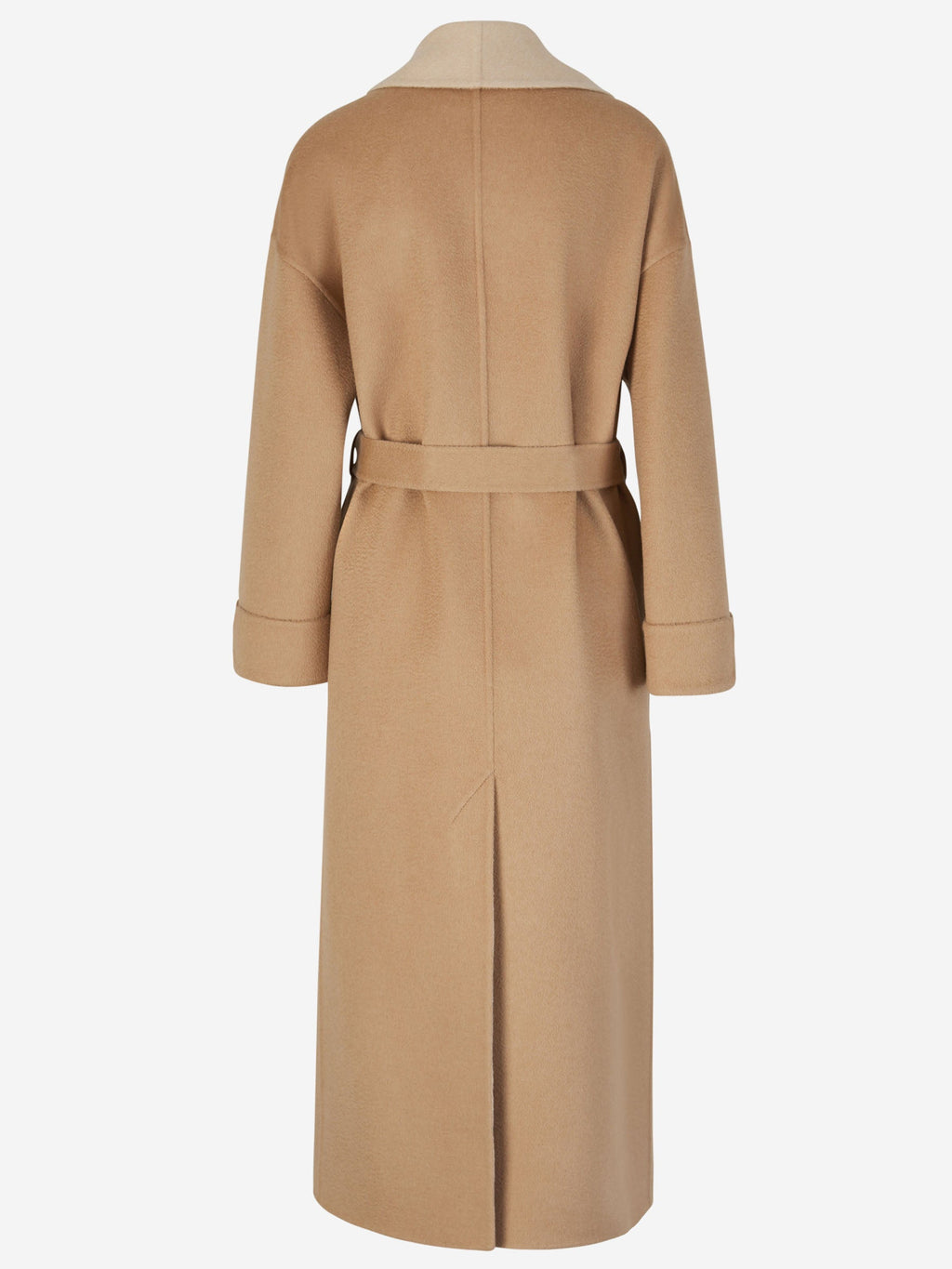Оригінальна Soft Camel Coat Loro piana – вид ззаду