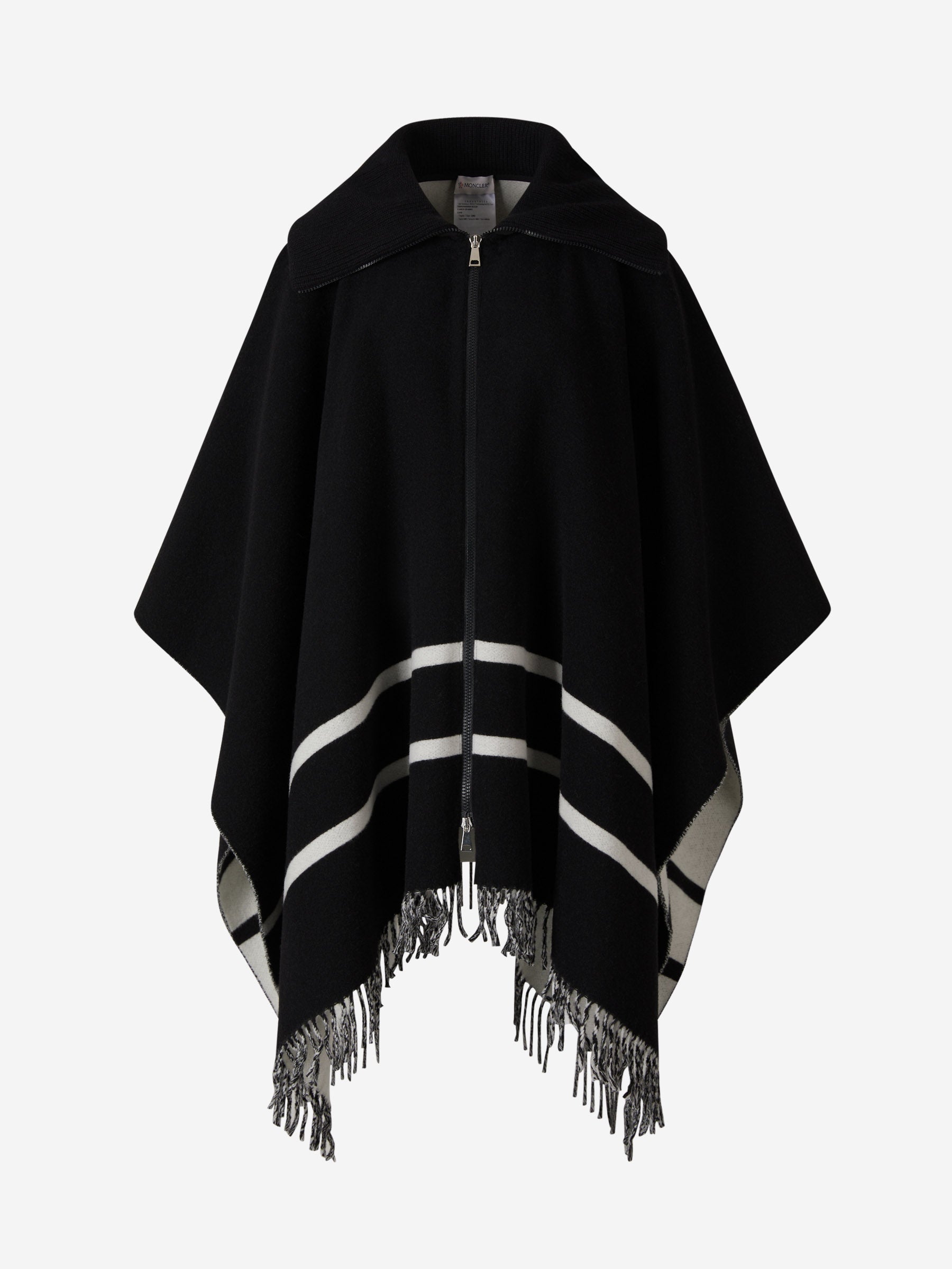 Wool Knit Cape Moncler оригінал – Купити в Україні – боковий вид - MONCLER